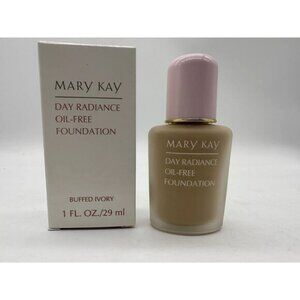NOS - Mary Kay Day Radiance Oil-Free Foundation 1fl‎ oz Buffed Ivory 6345
